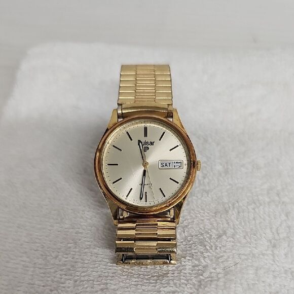 VINTAGE PULSAR Y148-6019 MENS WRISTWATCH BFPM-04-218 - Picture 1 of 5